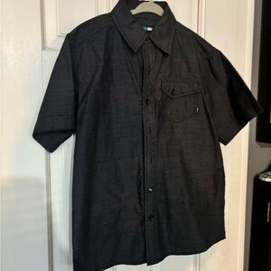 Black/dark gray boy’s button down size 8